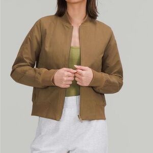 Lululemon Non-Stop Cotton Bomber Jacket Reversible